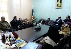 لقاء بين وزارة التعليم بغزة ومسئول ألماني