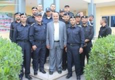 خلال زيارة أبو نعيم لشرطة رفح