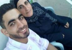 ابتسام العبد والدة الأسير الجريح عمر العبد 