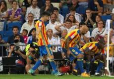 فرحة لاعبي فالنسيا