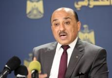 وزير الأشغال العامة مفيد محمد الحساينة / ارشيفية