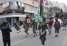 خلال الجنازة العسكرية