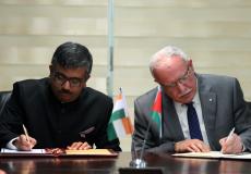 المالكي مع ممثل جمهورية الهند