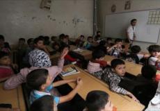مدرسة في مخيم اليرموك -ارشيفية-