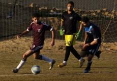 جانب من مباراة الجزيرة والرضوان