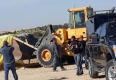 خلال هدم قرية العراقيب بالنقب