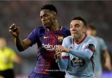 من مباراة برشلونة وسيلتا فيغو في الدوري الاسباني