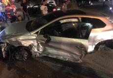 من مكان حادث الطرق بباقة الغربية