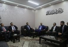 النائب العام بغزة ضياء الدين المدهون يستقبل النائب العام بالضفة الغربية أحمد براك 