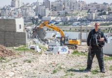 الاحتلال يجبر مواطنا على هدم منزله  أرشيف