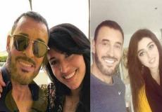 الفنان العراقي كاظم الساهر وخطيبته