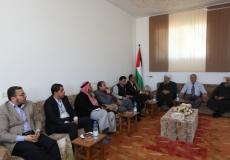 المجلس العلمي يستقبل وفداً من جامعة القدس المفتوحة 