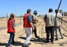 وفد الوكالة الاسبانية 