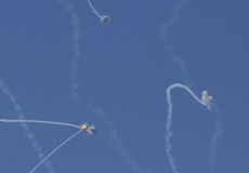 صواريخ القبة في غلاف غزة