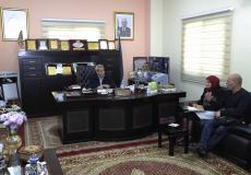 المحافظ يبحث سبل تعزيز التعاون المشترك مع مؤسستي JVC