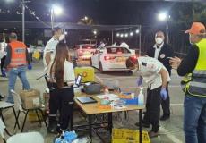 محطة فحص كورونا في دير الأسد