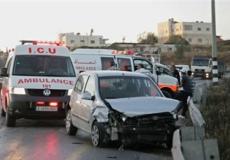 إصابة 14 مواطنا في حادث سير جنوب جنين / ارشيفية