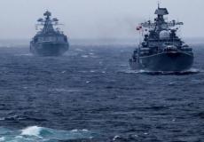 تدريبات عسكرية روسية في البحر المتوسط- ارشيف