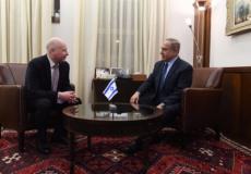 نتنياهو خلال اجتماعه مع غرينبلات