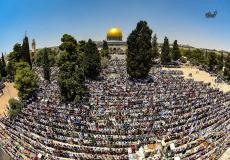 200 ألف يؤدون صلاة الجمعة الثانية من رمضان في المسجد الأقصى