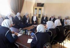 جانب من عمل الشرطة النسائية بخانيونس