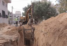 خطوط الصرف الصحي