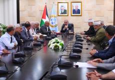 اشتية يلتقي وفد من فعاليات محافظة جنين