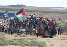 مسيرات العودة الكبرى  شرق غزة