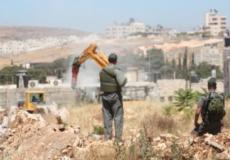 الاحتلال يخطر بوقف بناء بركسين في الأغوار الشمالية / ارشيفية