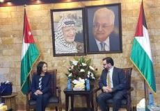 وزير الثقافة يستقبل الأميرة ريم العلي