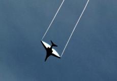 طائرة أميركية حربية تحلق في سماء سوريا
