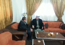 النائب الشرافي يستقبل رئيس لجنة زكاة معسكر جباليا