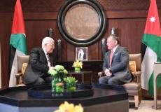 الرئيس عباس والعاهل الاردني