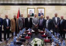 الحمد الله يجتمع مع مجلس إدارة اتحاد الصناعات الفلسطينية