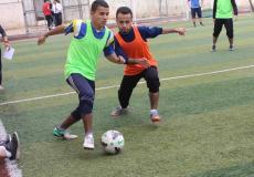 جانب من احد مباريات  بطولة 'القدس عاصمة الشباب'