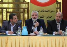 هنية يجتمع بالفصائل الفلسطينية