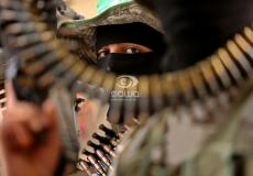 عنصر في كتائب القسام الذراع المسلح لحركة حماس في غزة