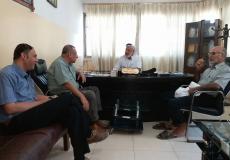  النائب سلامة يستقبل رئيس بلدية المغازي ويناقشان عدة قضايا
