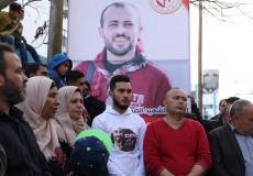 الشعبية تحيي الذكرى الأولى لرحيل شهيد مسيرات العودة الصحفي أحمد أبو حسين