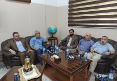 وفد من حركة حماس يزور مقر حركة الأحرار في ذكرى انطلاقتها ال 13