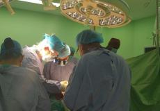 قسم جراحة القلب يواصل اجراء عمليات القلب المفتوح بمستشفى غزة الأوروبي