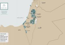 خريطة صفقة القرن