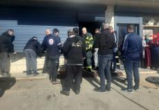 إخماد حريق اندلع بمحل تجاري في مجد الكروم