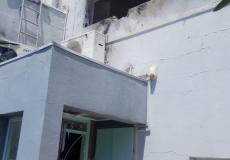 سقوط صاروخ على منزل في عسقلان