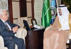 الرئيس عباس ونظيرة السعودي