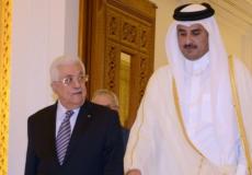 الرىيس عباس وأمير قطر