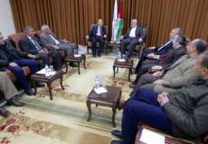 وفد قيادي من الجبهة الديمقراطية يلتقي هنية