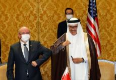 خلال توقيع الاتقاق  الإسرائيلي البحريني