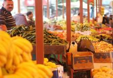 أحد الأسواق الفلسطينية