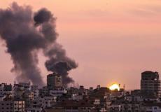 صورة لقصف اسرائيلي على مناظق بغزة ـ أرشيف 